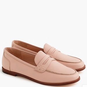 Elegant pink J.Crew NIB Ryan Leather Loafers 8.5
